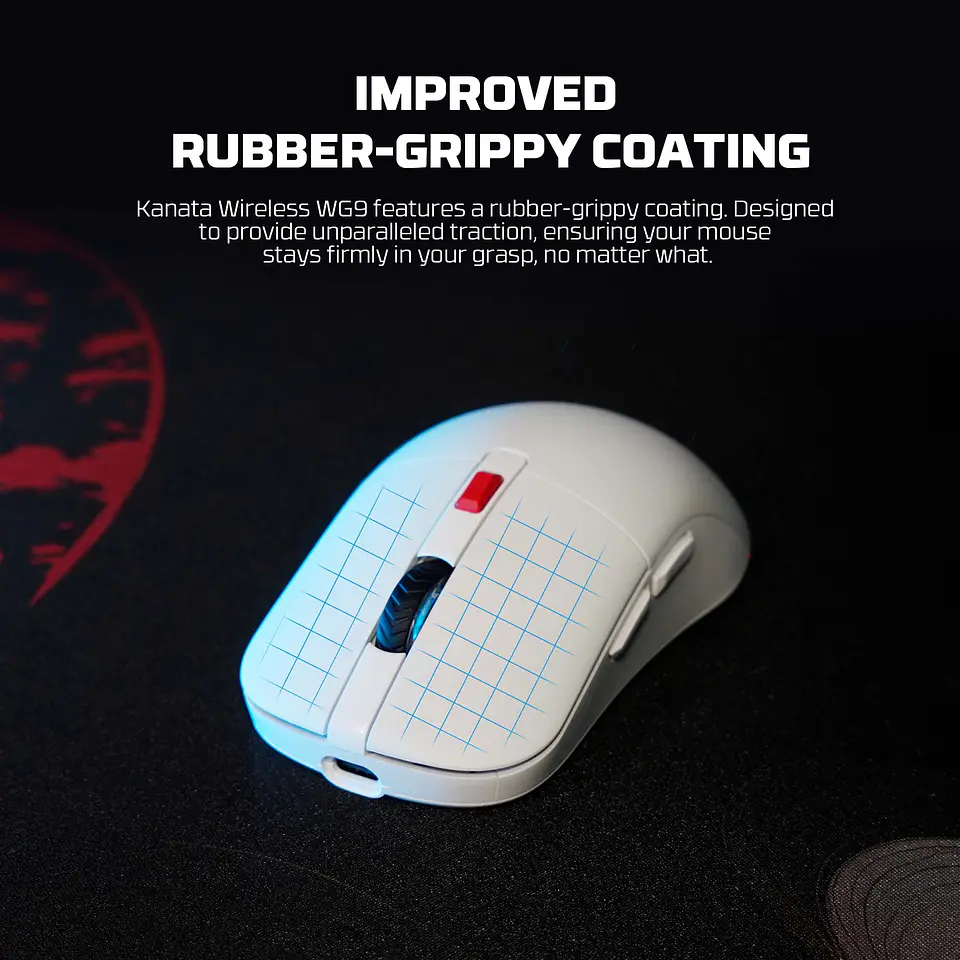WG9 KANATA White Mouse Inalámbrico 2.000 DPI 13