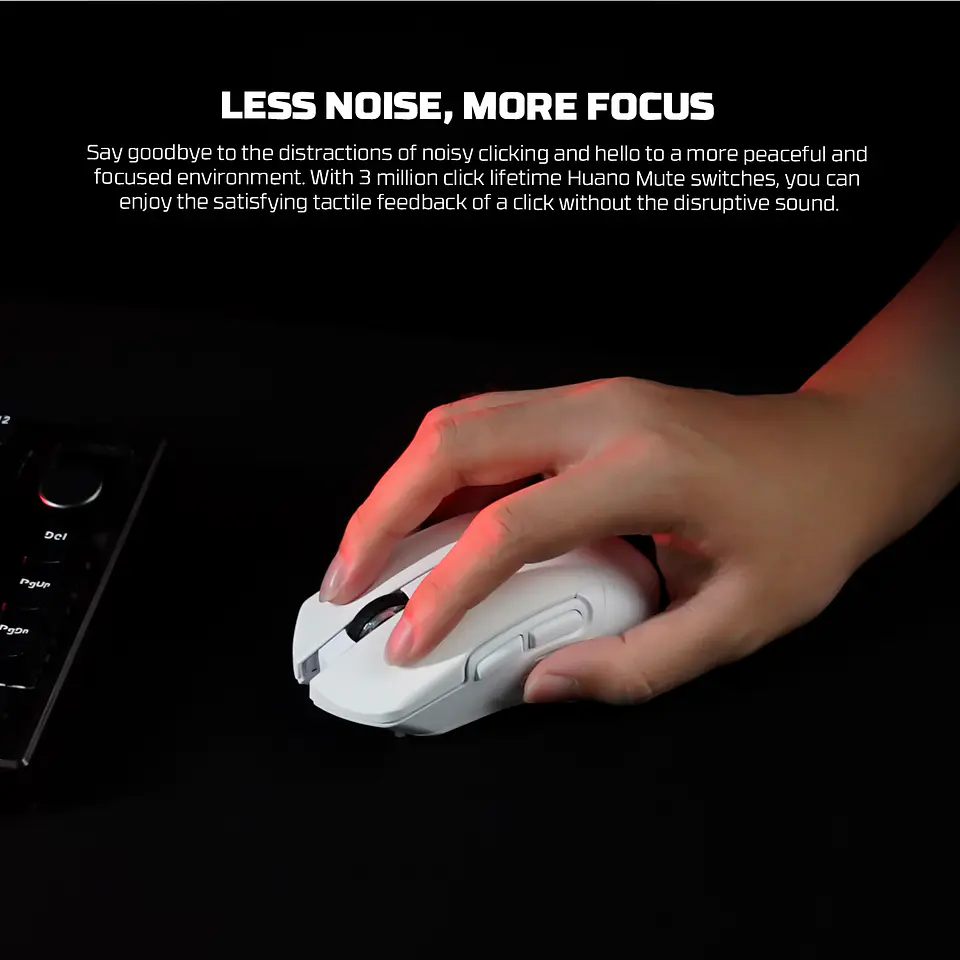 WG12Rs RAIGOR III Black Mouse Inalámbrico 2.000 DPI 7