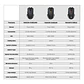 WG12Rs RAIGOR III Black Mouse Inalámbrico 2.000 DPI - Miniatura 11
