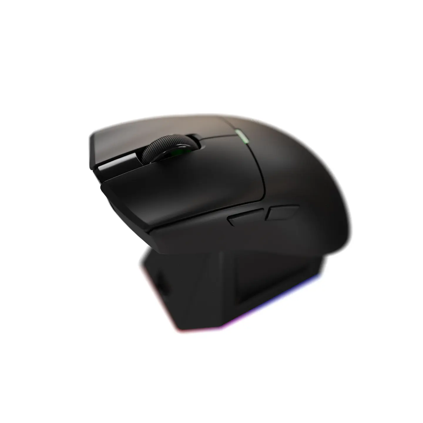 WG13E TANTO E Black Gaming Mouse Inalámbrico 12.000 DPI con dock de carga RGB 3