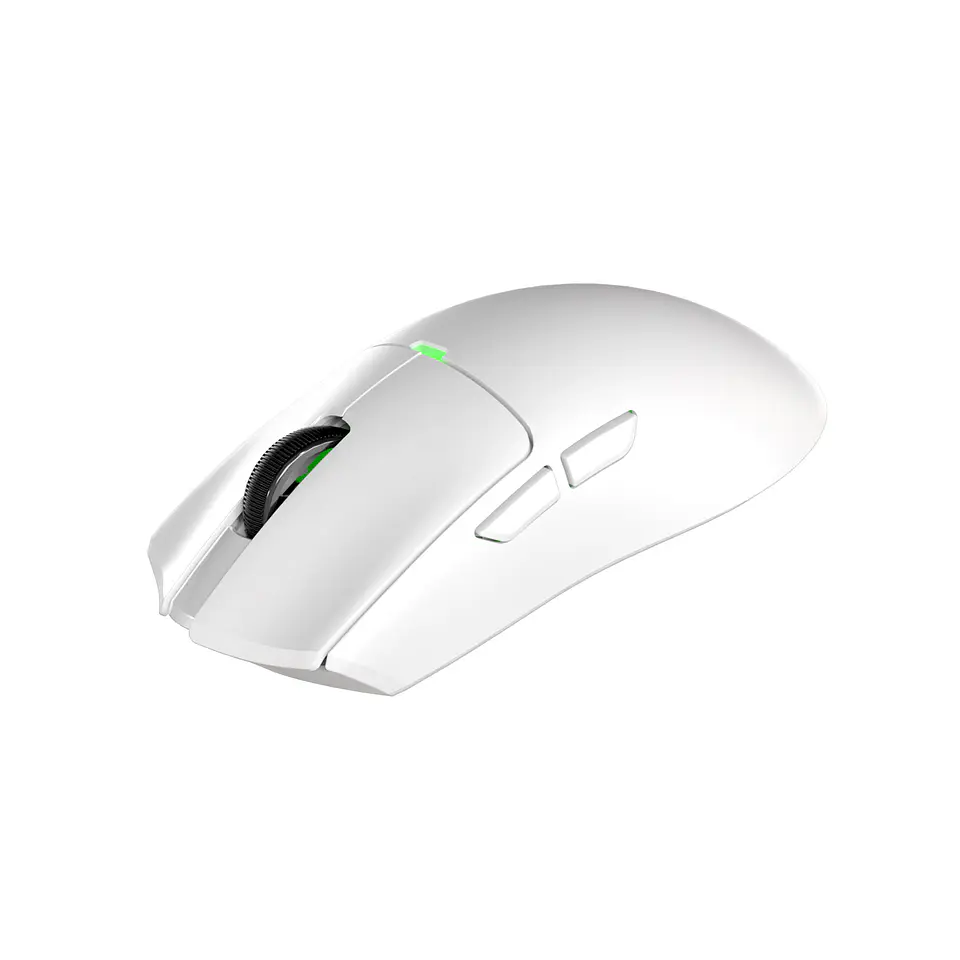 WG13E TANTO E White Gaming Mouse Inalámbrico 12.000 DPI con dock de carga RGB 7