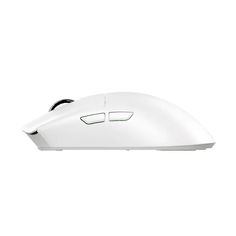 WG13E TANTO E White Gaming Mouse Inalámbrico 12.000 DPI con dock de carga RGB 5