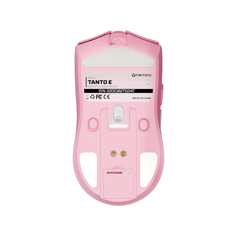 WG13E TANTO E Pink Gaming Mouse Inalámbrico 12.000 DPI con dock de carga RGB 6