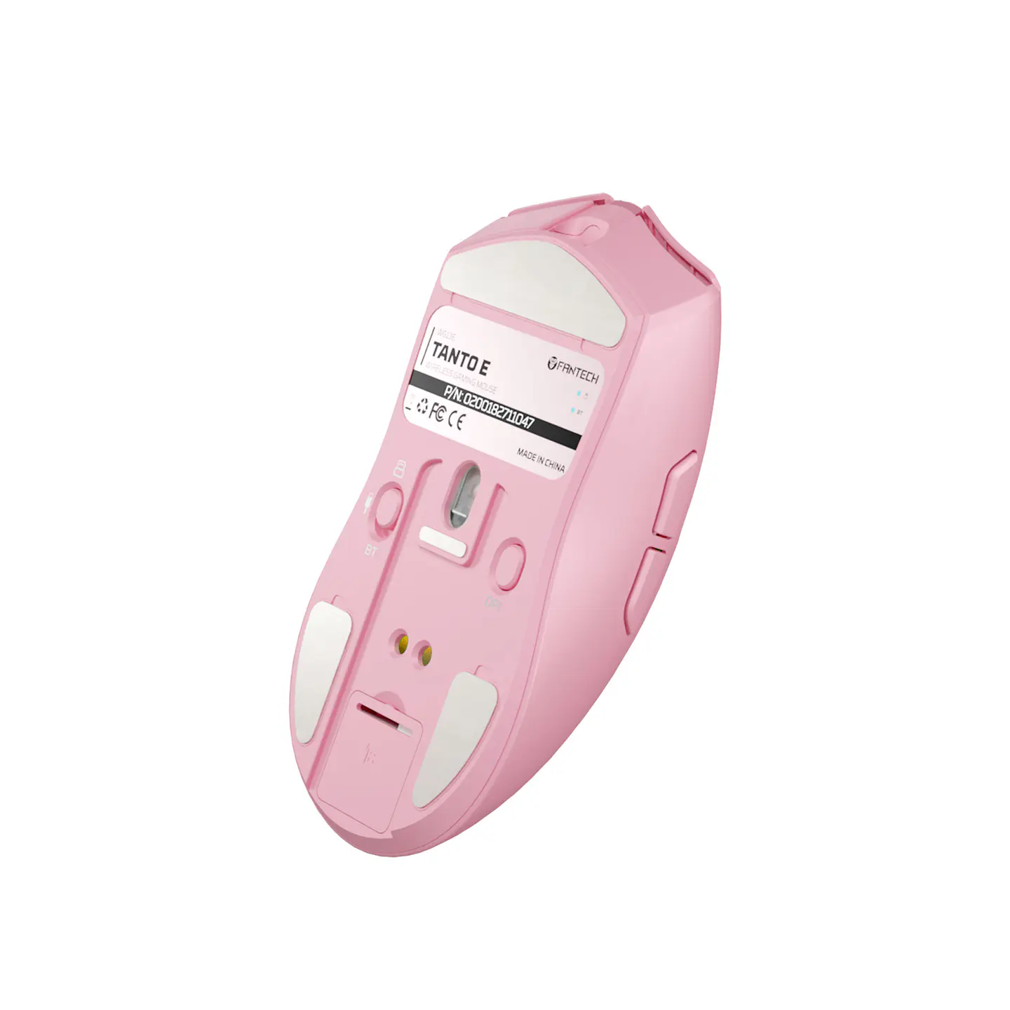WG13E TANTO E Pink Gaming Mouse Inalámbrico 12.000 DPI con dock de carga RGB 8