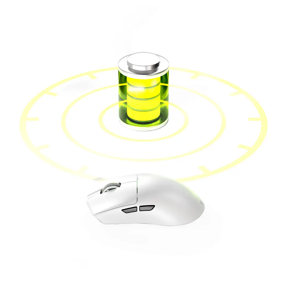 WG13 TANTO White Pro Gaming Mouse Inalámbrico 26.000 DPI con dock de carga RGB 10