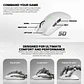 WG13 TANTO White Pro Gaming Mouse Inalámbrico 26.000 DPI con dock de carga RGB - Miniatura 18