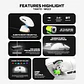WG13 TANTO White Pro Gaming Mouse Inalámbrico 26.000 DPI con dock de carga RGB - Miniatura 19