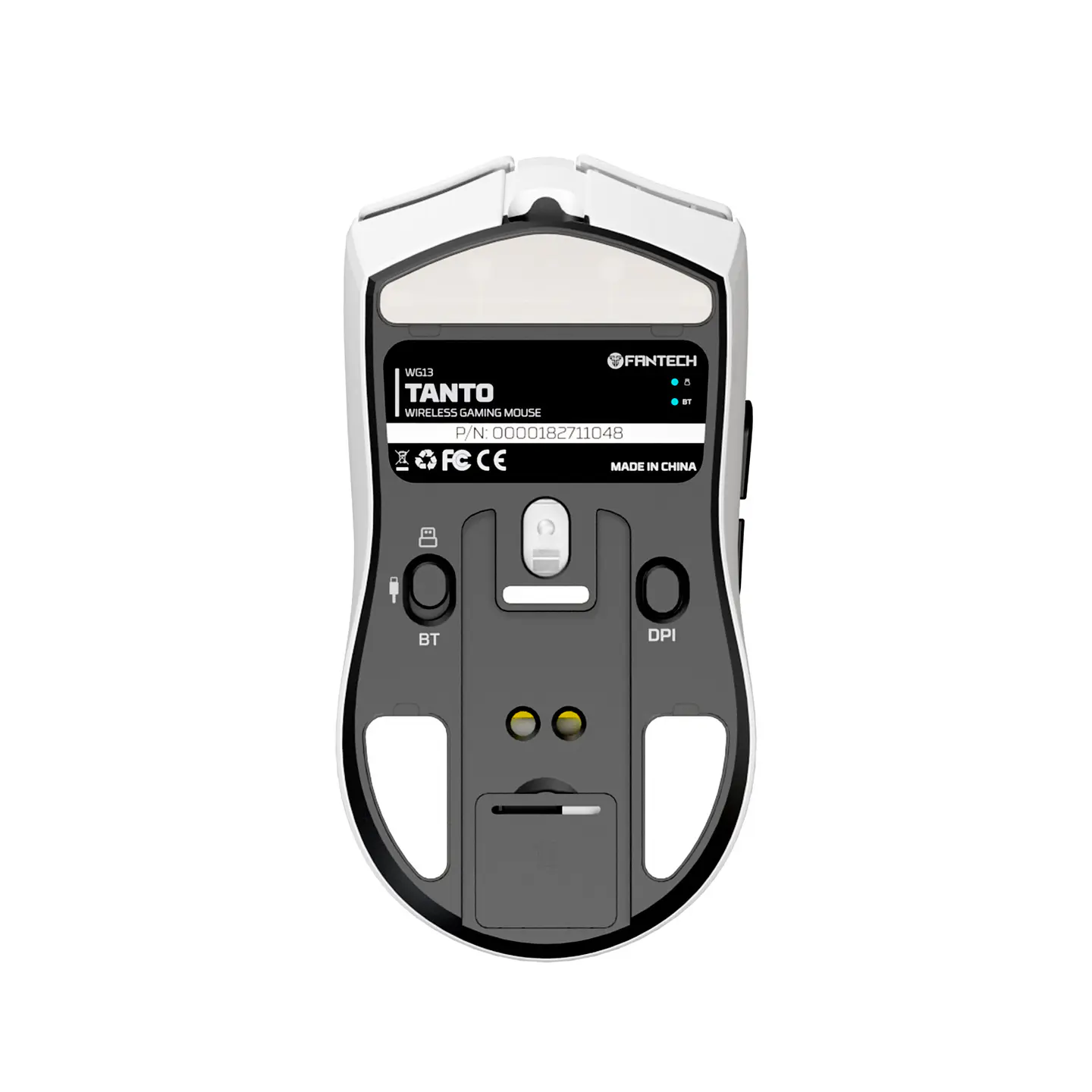 WG13 TANTO White Pro Gaming Mouse Inalámbrico 26.000 DPI con dock de carga RGB 8