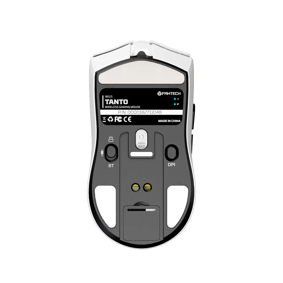 WG13 TANTO White Pro Gaming Mouse Inalámbrico 26.000 DPI con dock de carga RGB 8