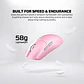 WG13s TANTO S White Ultimate Gaming Mouse Inalámbrico 26.000 DPI y 8.000 Hz con dock de carga RGB - Miniatura 21