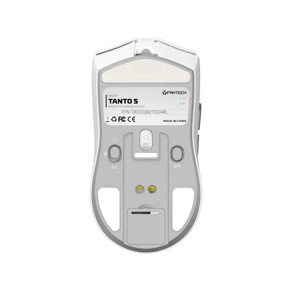 WG13s TANTO S White Ultimate Gaming Mouse Inalámbrico 26.000 DPI y 8.000 Hz con dock de carga RGB 8
