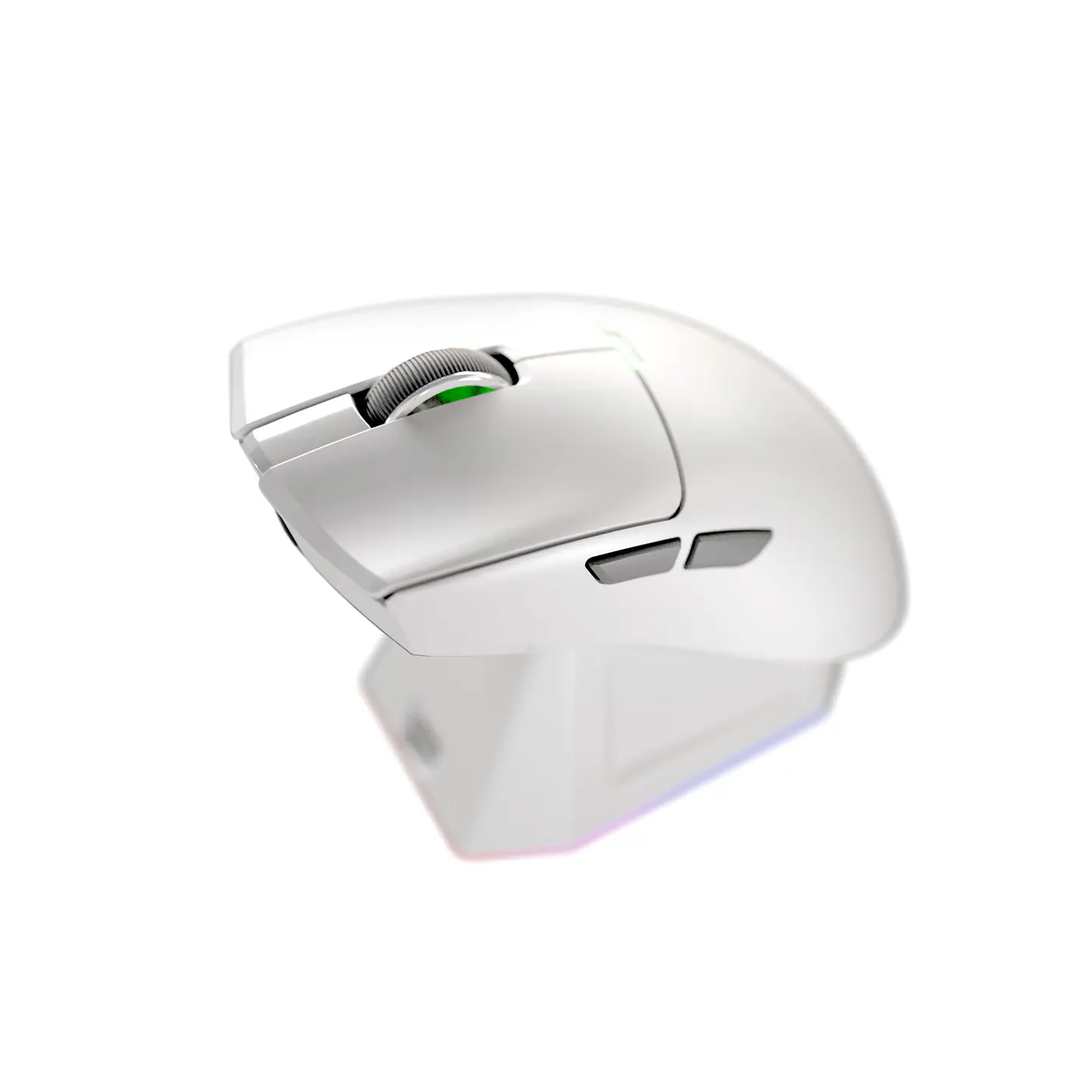 WG13s TANTO S White Ultimate Gaming Mouse Inalámbrico 26.000 DPI y 8.000 Hz con dock de carga RGB 2