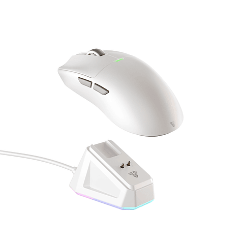 WG13s TANTO S White Ultimate Gaming Mouse Inalámbrico 26.000 DPI y 8.000 Hz con dock de carga RGB