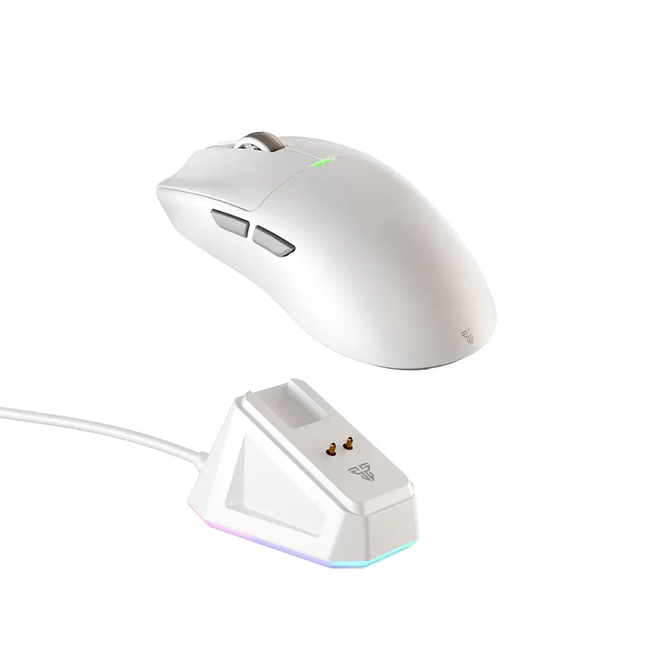 WG13s TANTO S White Ultimate Gaming Mouse Inalámbrico 26.000 DPI y 8.000 Hz con dock de carga RGB 1