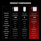 WG13s TANTO S Pink Ultimate Gaming Mouse Inalámbrico 26.000 DPI y 8.000 Hz con dock de carga RGB - Miniatura 26