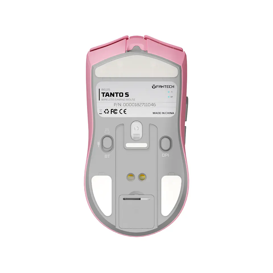 WG13s TANTO S Pink Ultimate Gaming Mouse Inalámbrico 26.000 DPI y 8.000 Hz con dock de carga RGB 9