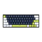 MK874V2 ATOM63 Mori Blue Teclado Mecánico 60% Hot-Swappable Layout USA - Miniatura 1