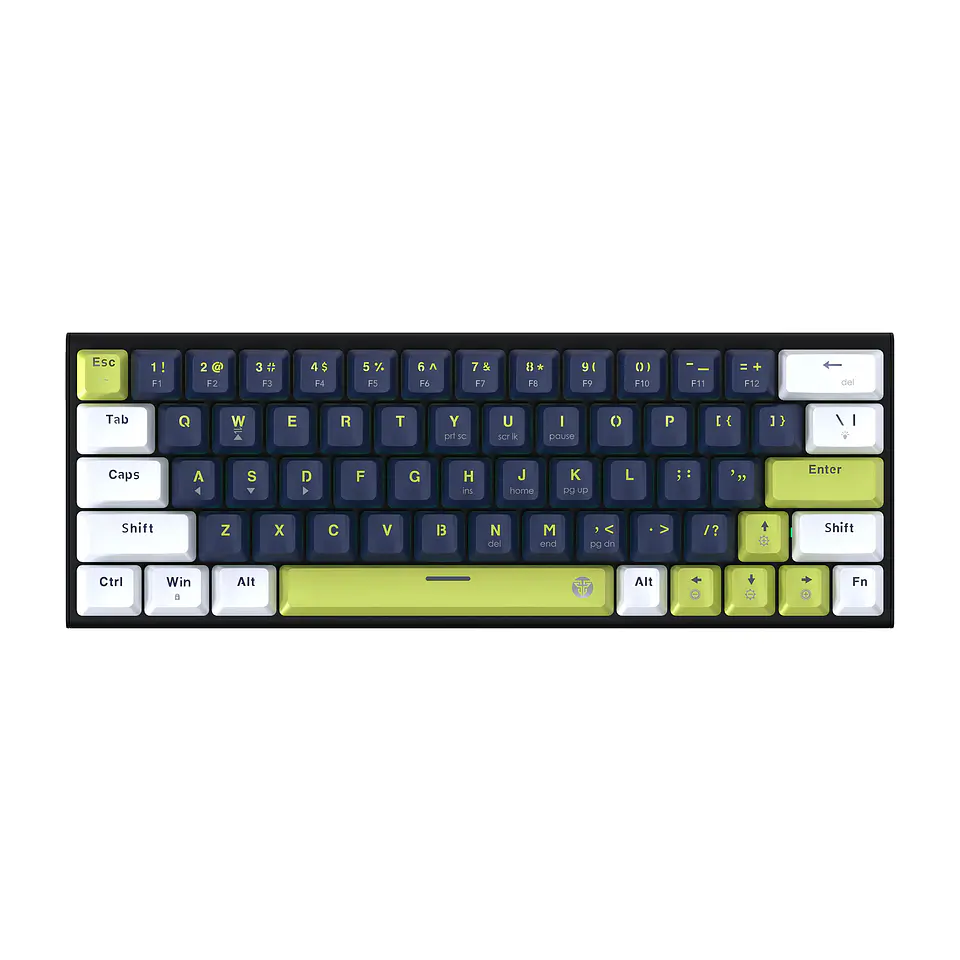 MK874V2 ATOM63 Mori Blue Teclado Mecánico 60% Hot-Swappable Layout USA 1