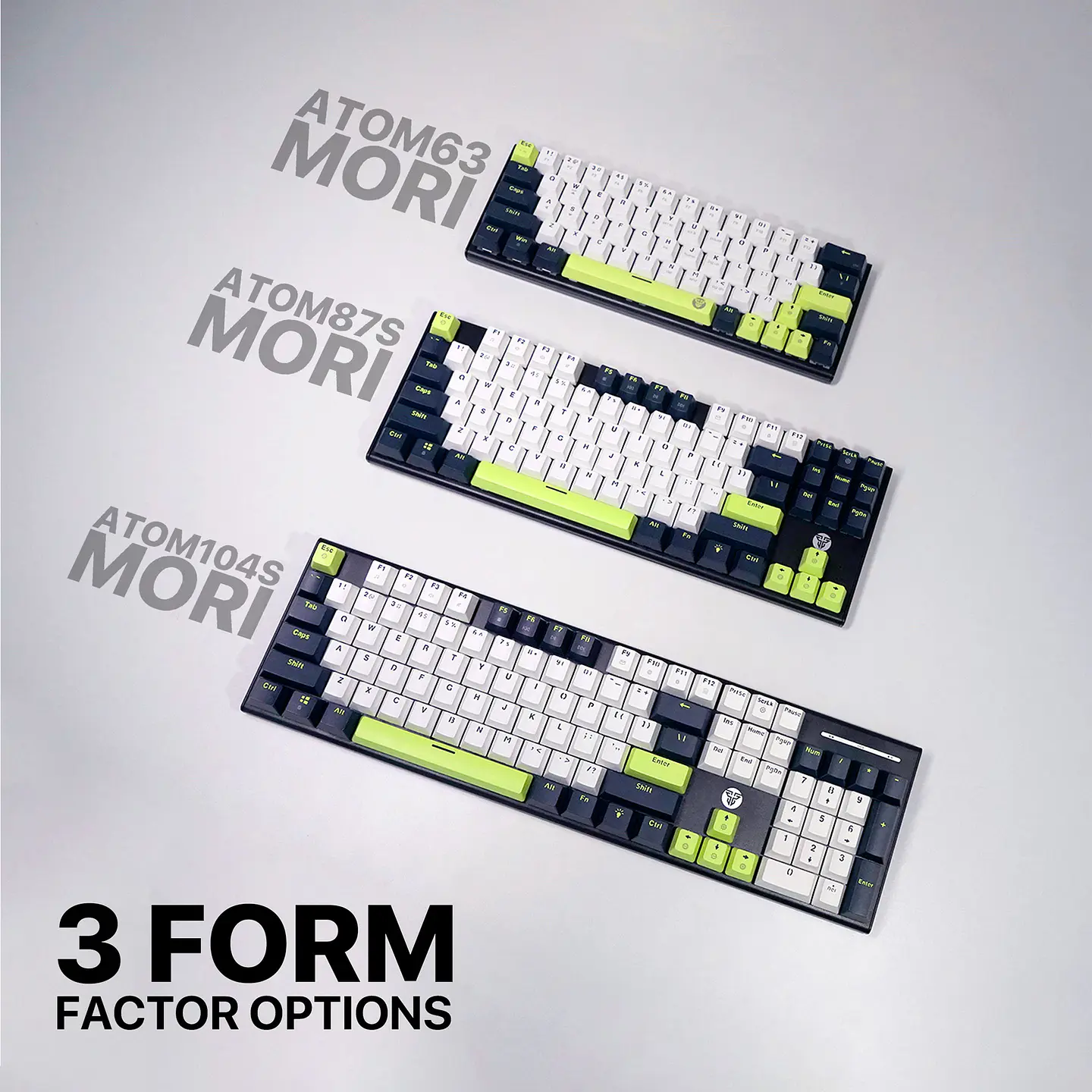 MK874V2 ATOM63 Mori Blue Teclado Mecánico 60% Hot-Swappable Layout USA 21