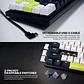 MK874V2 ATOM63 Mori White Teclado Mecánico 60% Hot-Swappable Layout USA - Miniatura 17