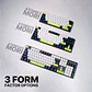 MK874V2 ATOM63 Mori White Teclado Mecánico 60% Hot-Swappable Layout USA - Miniatura 19