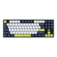 MK877s ATOM87s Mori White Teclado mecánico 80% Hot-Swappable Layout USA - Miniatura 1