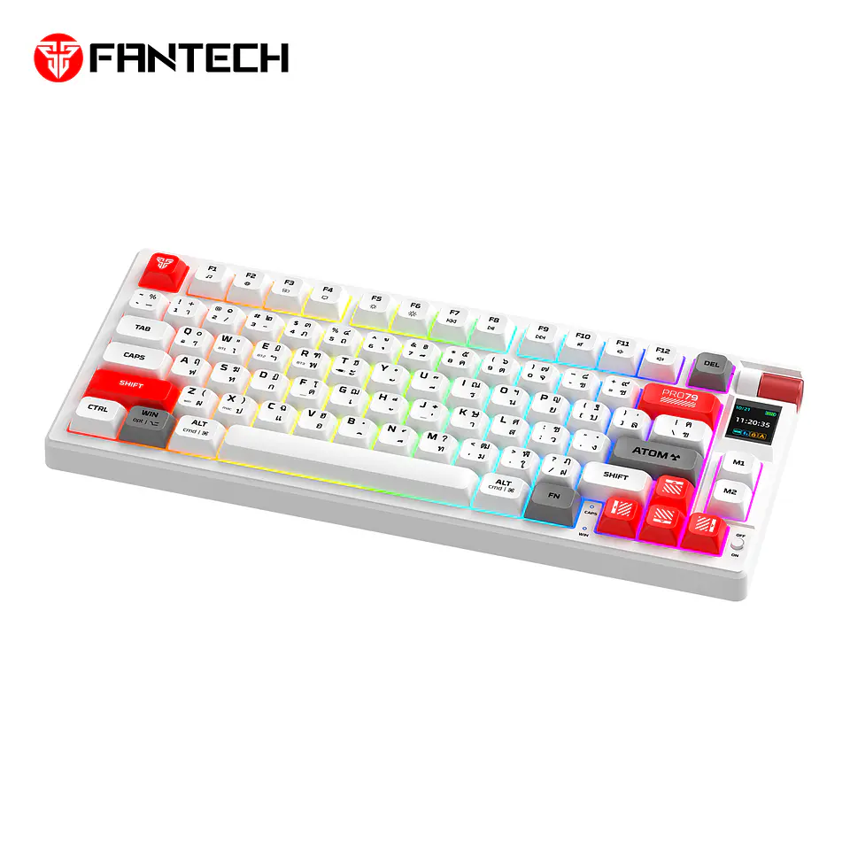 MK917 ATOM PRO79 White Teclado Mecánico Inalámbrico con Pantalla 5