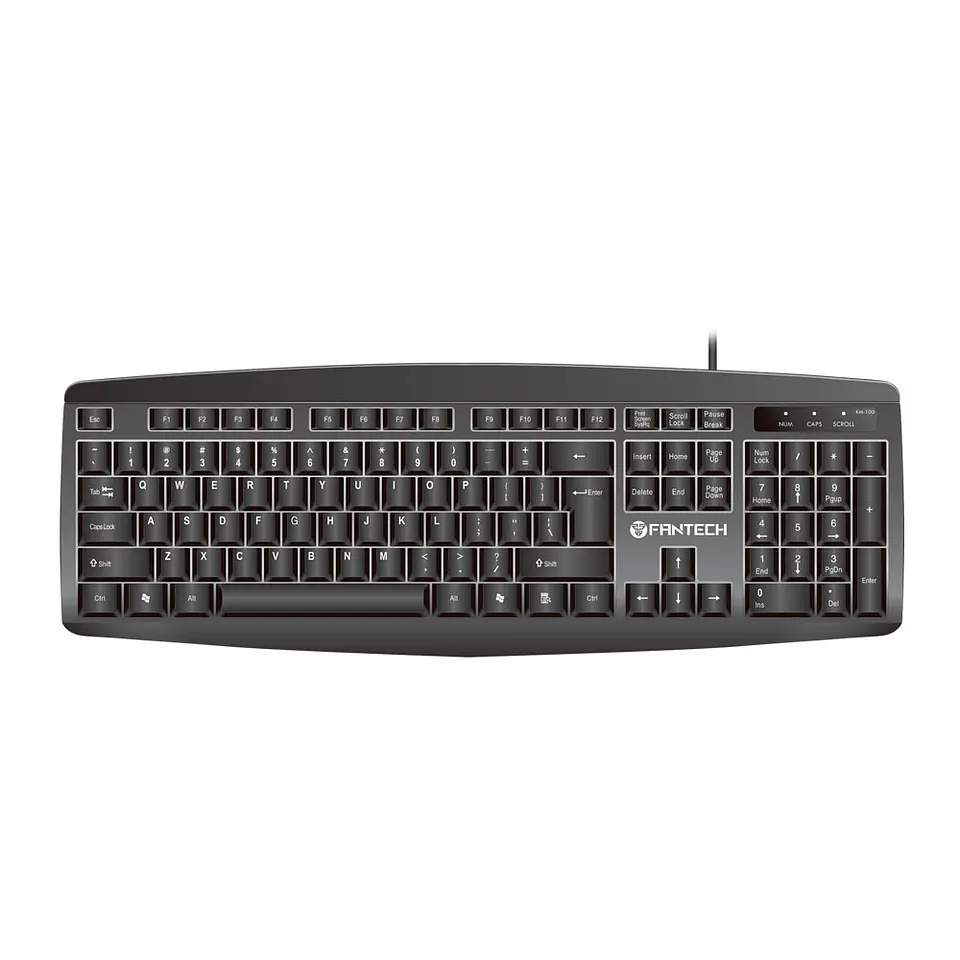 KM100 Black Kit Oficina Teclado y Mouse 3