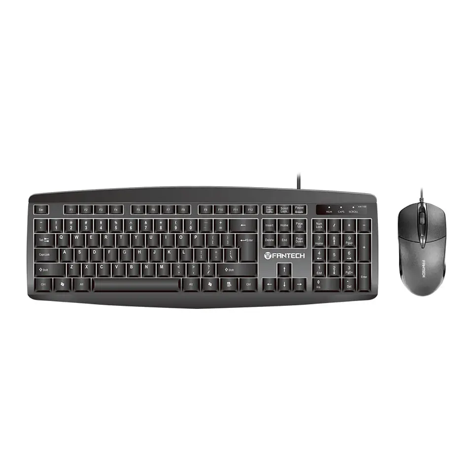 KM100 Black Kit Oficina Teclado y Mouse 2