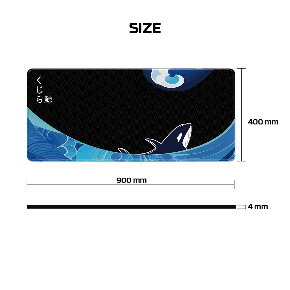 MP905 ATO Kujira Umi Mousepad Deskmat Talla XL 4