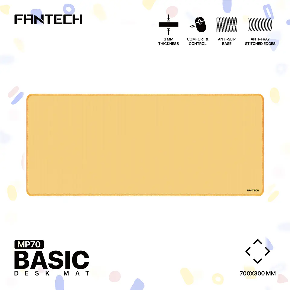 MP70 BASIC Yellow Mousepad de Oficina Talla XL 10