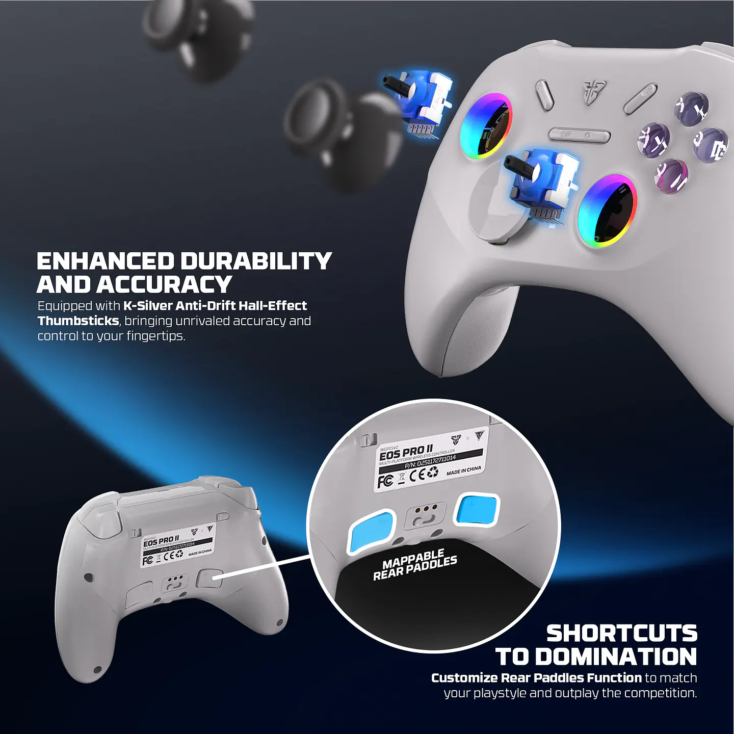 WGP15V2 EOS PRO II Grey Control Inalámbrico Multiplataforma Android iOS MacOS Switch 23