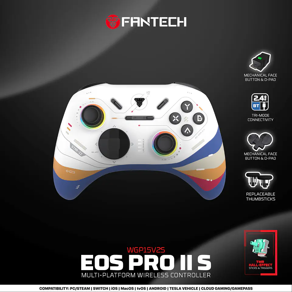 WGP15V2s EOS PRO II S Star Two Control Inalámbrico Multiplataforma Android iOS MacOS Switch 28