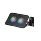 NC14 Black Base de Notebook con Ventilación RGB y Soporte de Teléfono - Miniatura 1