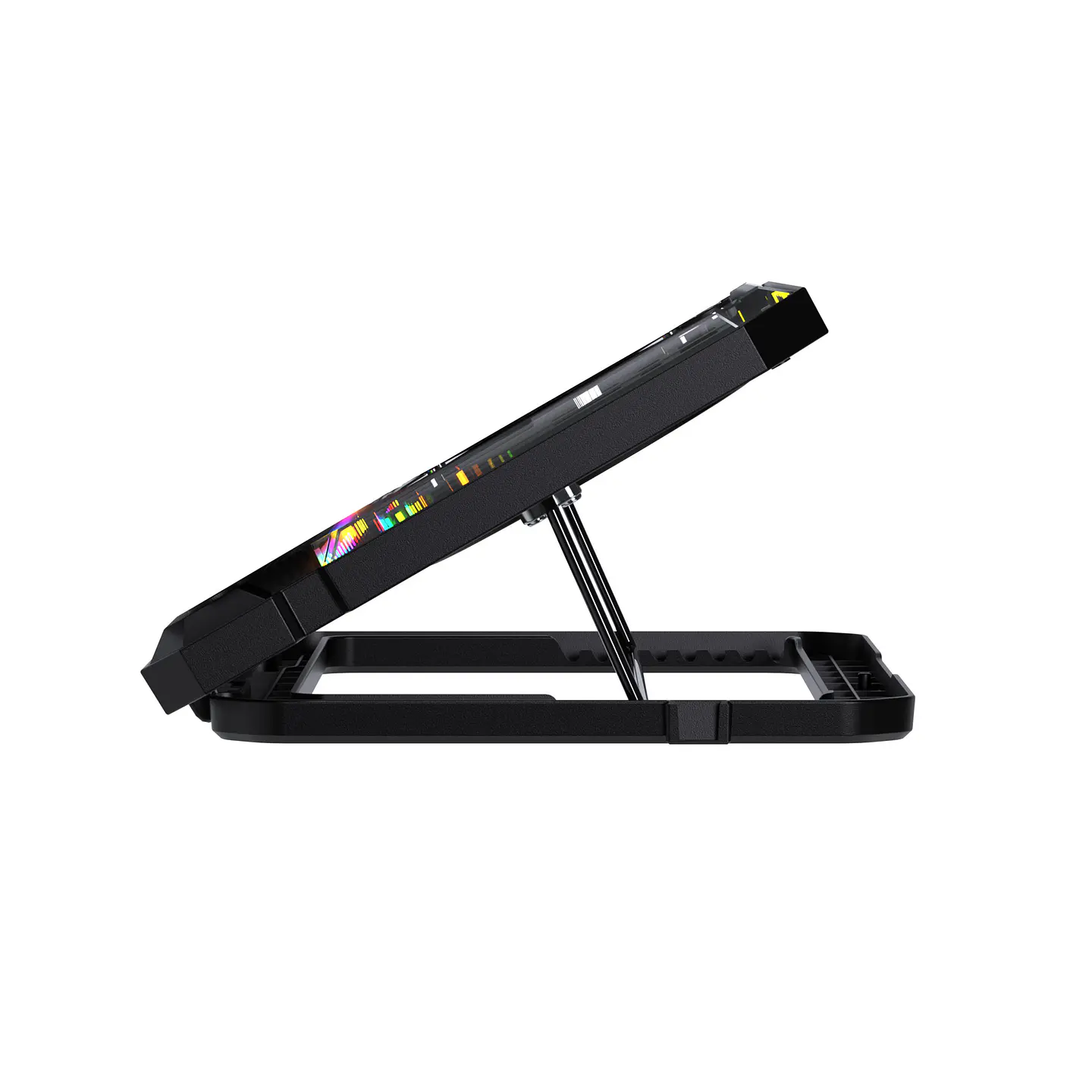 NC21 Black Base de Notebook con Ventilación RGB y soporte de teléfono 5