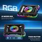 NC22 Black Base de Notebook con Ventilación RGB y Soporte de Teléfono - Miniatura 14