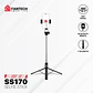 SS170 Silver/Black SelfieStick - Miniatura 16