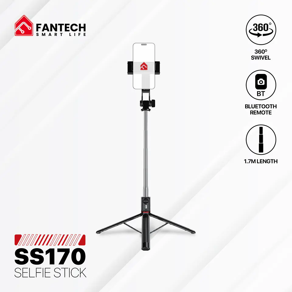 SS170 Silver/Black SelfieStick 16