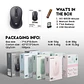 W608 GO Pink Mouse Inalámbrico con Receptor USB de Oficina 1.200 DPI - Miniatura 6