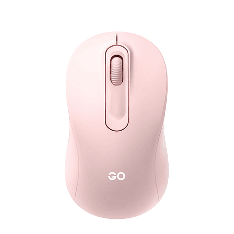 W608 GO Pink Mouse Inalámbrico con Receptor USB de Oficina 1.200 DPI