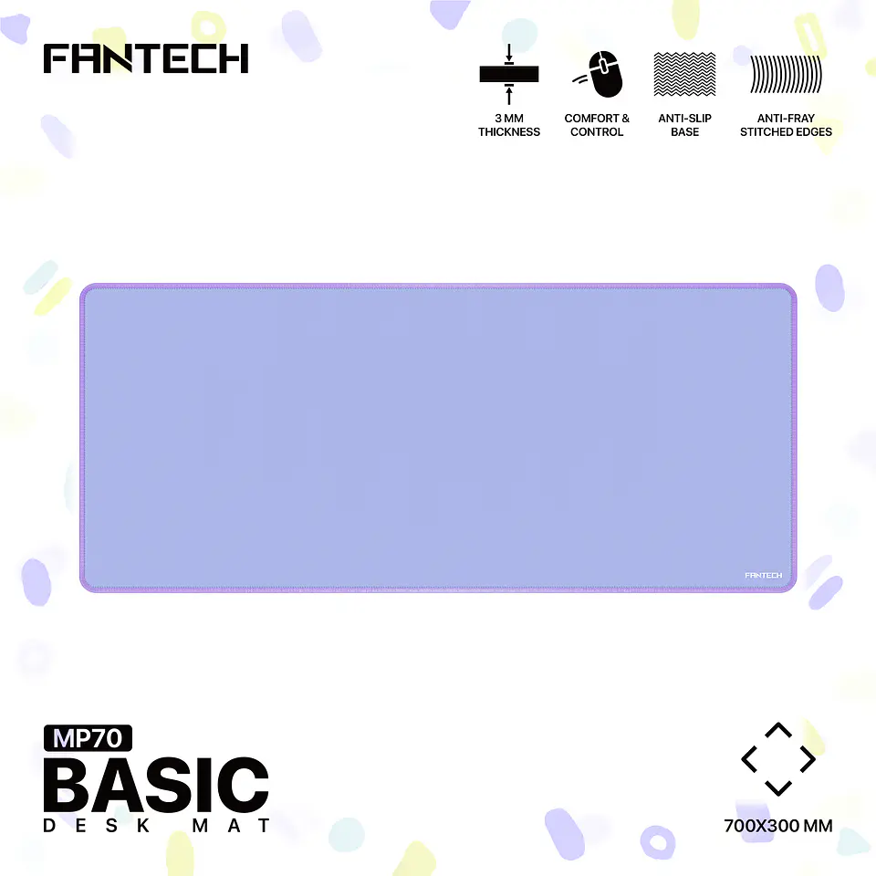 MP70 BASIC Purple Mousepad de Oficina Talla XL 12