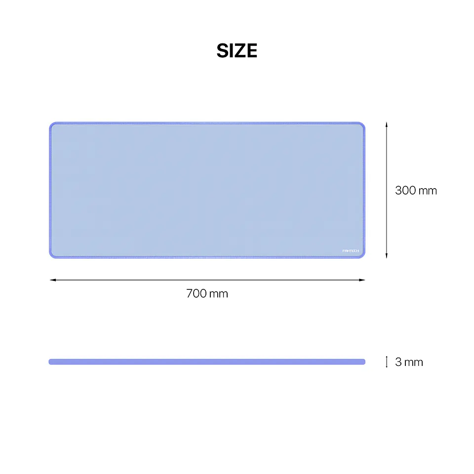 MP70 BASIC Blue Mousepad de Oficina Talla XL 5