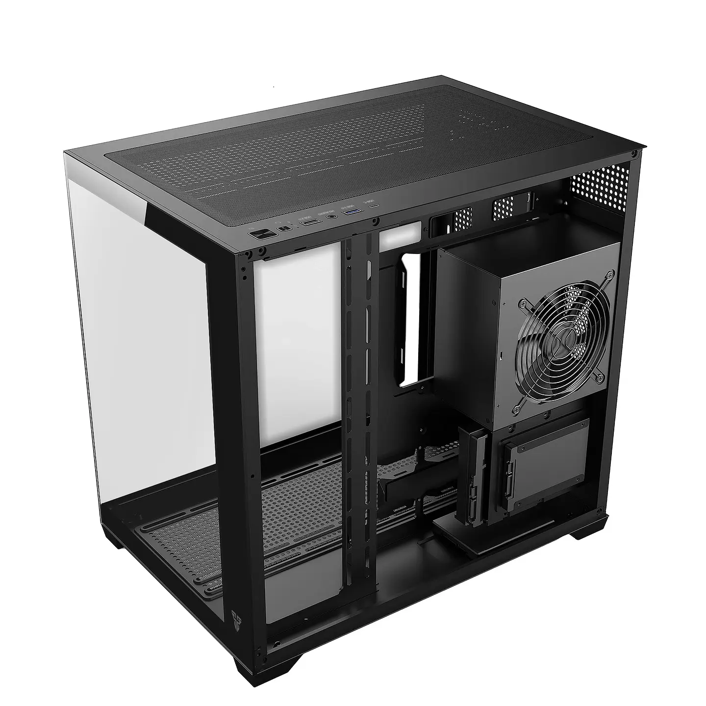 CG85 LUMINA Black Gabinete Pecera con 6 Ventiladores aRGB 4
