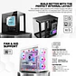 CG85 LUMINA Black Gabinete Pecera con 6 Ventiladores aRGB - Miniatura 12