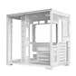 CG85 LUMINA White Gabinete Pecera con 6 Ventiladores aRGB - Miniatura 5