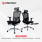 OCA259s Grey Silla ergonómica Oficina de Malla con Reposapiés - Miniatura 20