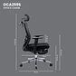 OCA259s Grey Silla ergonómica Oficina de Malla con Reposapiés - Miniatura 19