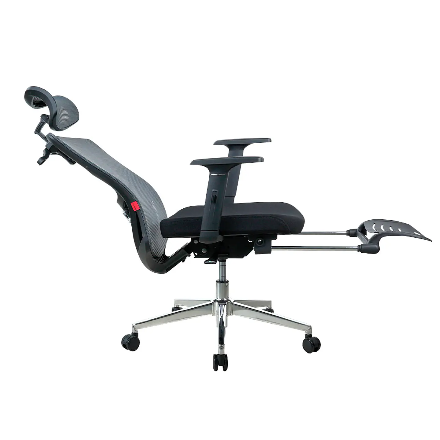 OCA259s Grey Silla ergonómica Oficina de Malla con Reposapiés 3