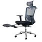 OCA259s Grey Silla ergonómica Oficina de Malla con Reposapiés - Miniatura 2