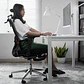 OCA259s Grey Silla ergonómica Oficina de Malla con Reposapiés - Miniatura 25